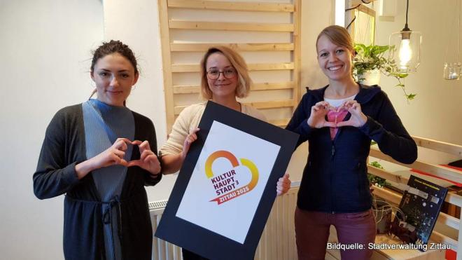 Bildtitel: Offizielles Signet zur Kulturhauptstadtbewerbung der Stadt Zittau vorgestellt Bild zu Offizielles Signet zur Kulturhauptstadtbewerbung der Stadt Zittau vorgestellt