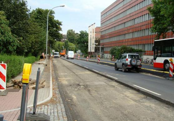 Ausbau der Bhmischen Strae beginnt